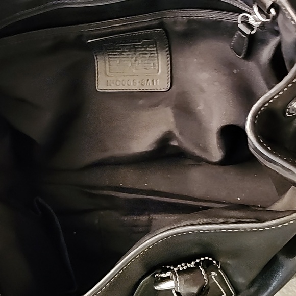 VINTAGE COACH Black Satchel - Picture 13 of 17